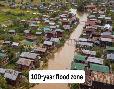 100 year flood zone