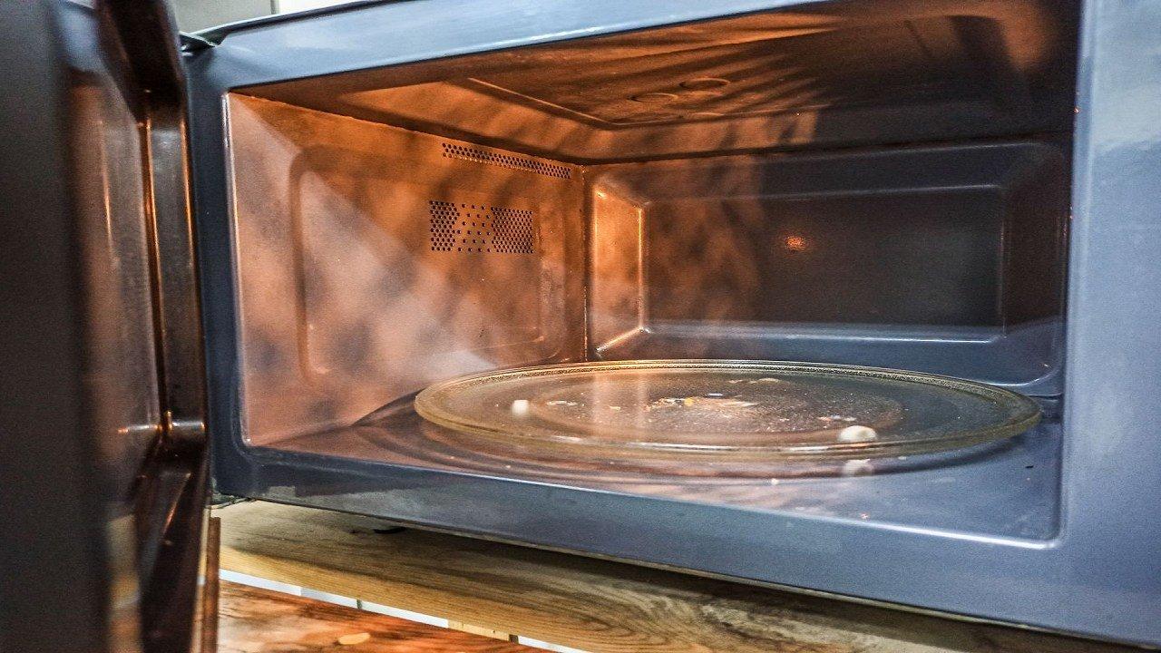 What should I do if my microwave is sparking?