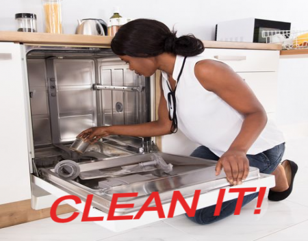 Cleaning the Dishwasher