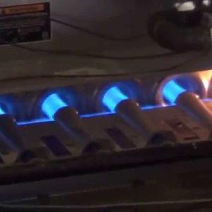 furnace starts then stops