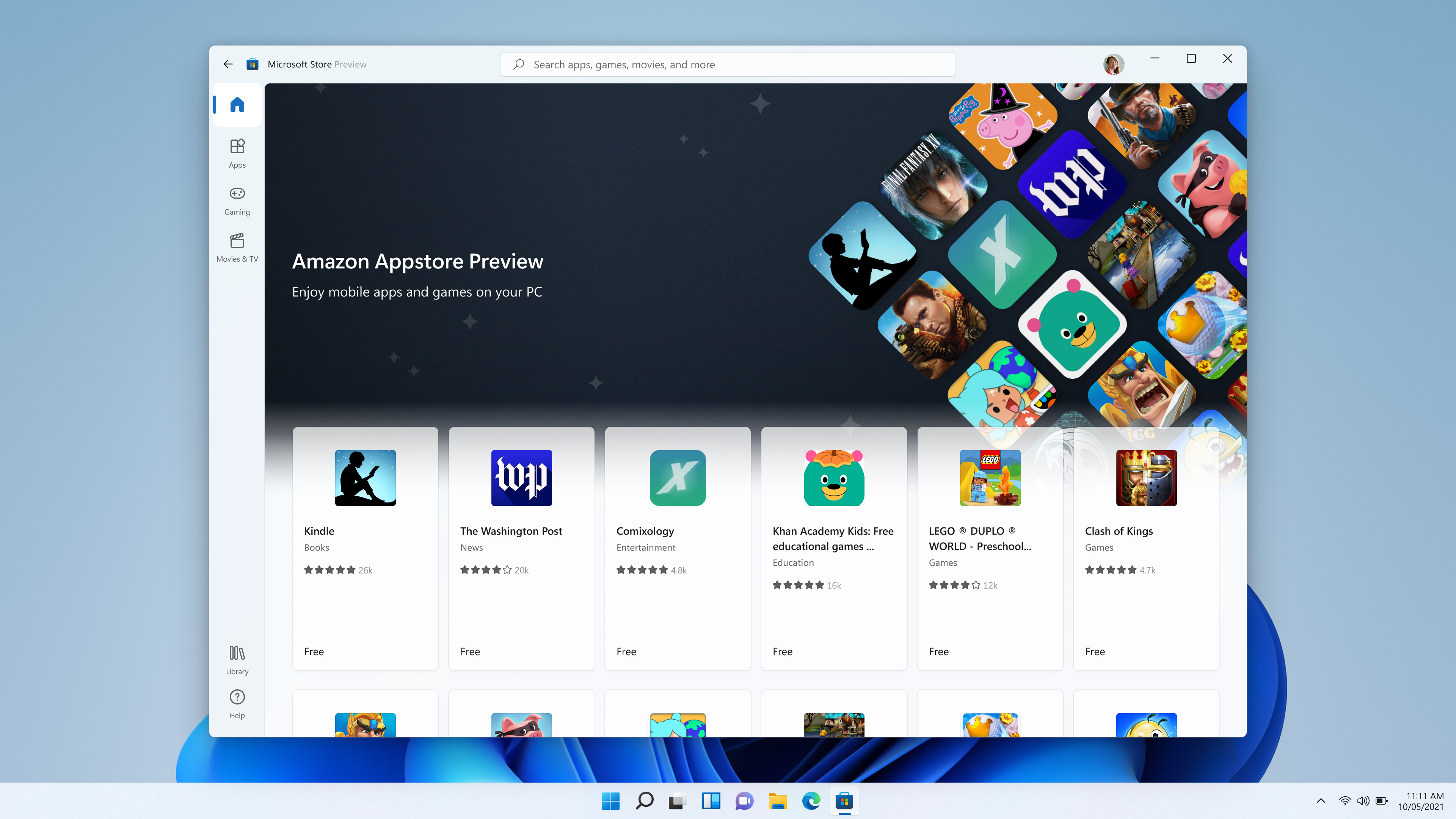 Introducing Android™ Apps on Windows 11 to Windows Insiders