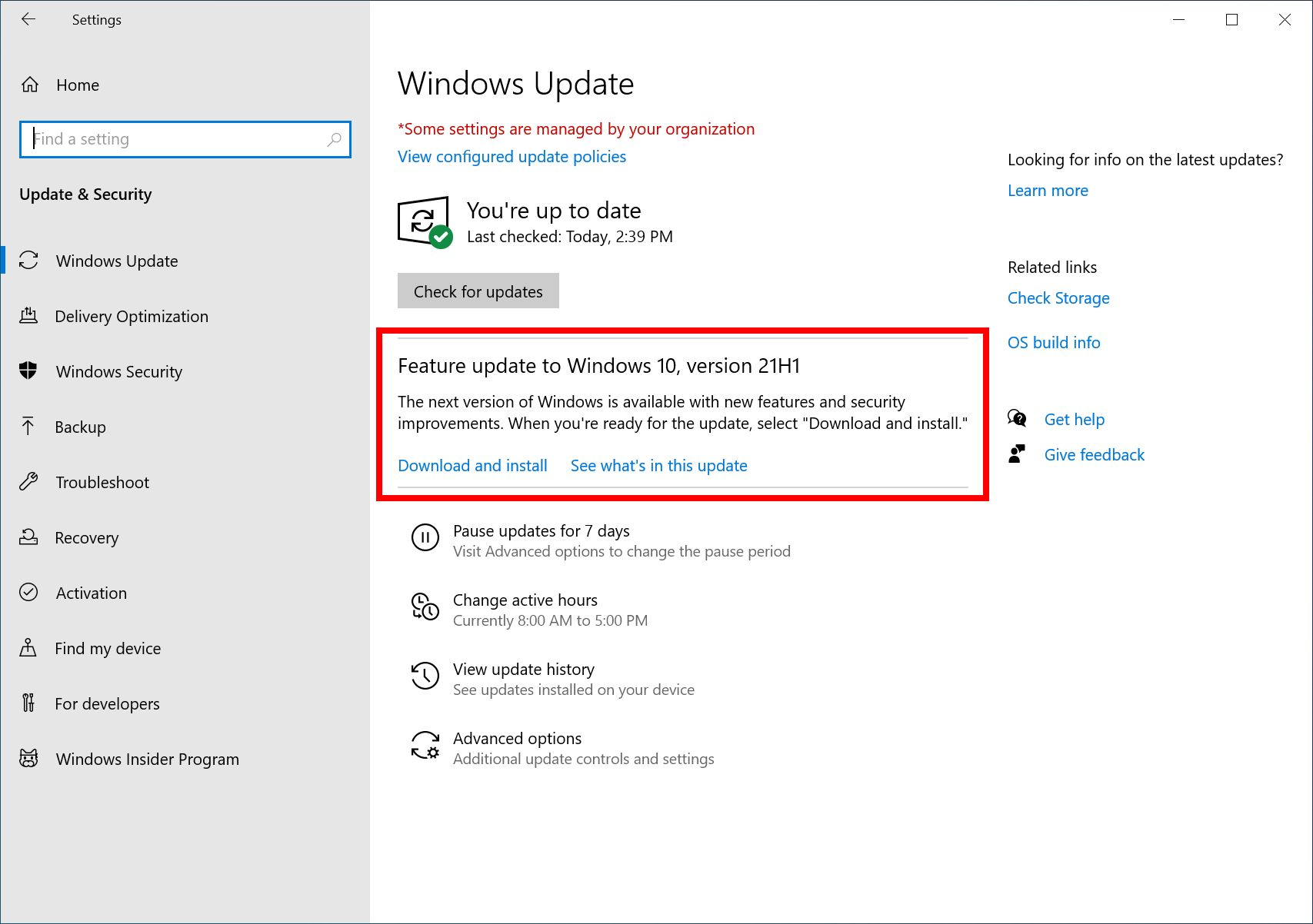 Preparing the Windows 10 May 2021 Update for Release