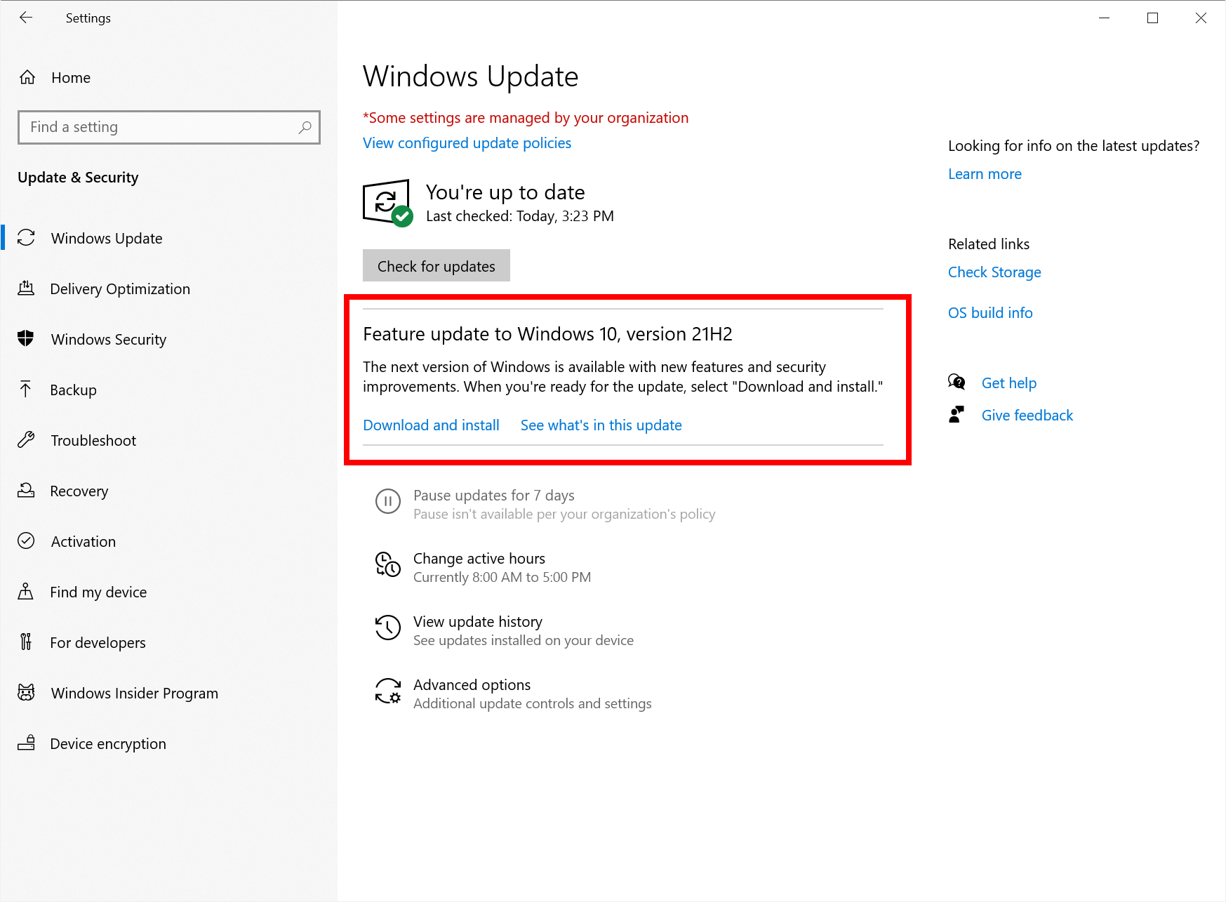 Preparing the Windows 10 November 2021 Update for Release