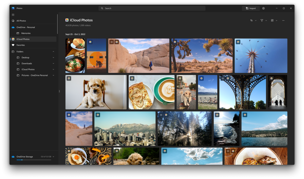 Updated Photos app for Windows 11 with iCloud Photos now rolling out to Windows Insiders