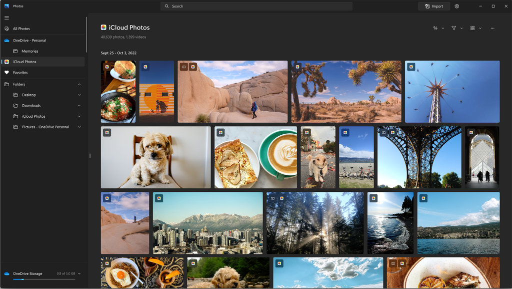 Windows 11 makes it easier to connect to your iCloud Photos right in the Photos app